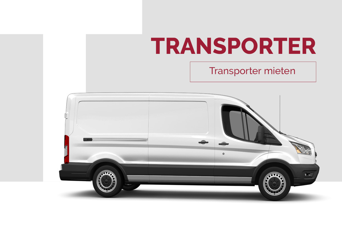 zu sehen ist ein weißer Transporter